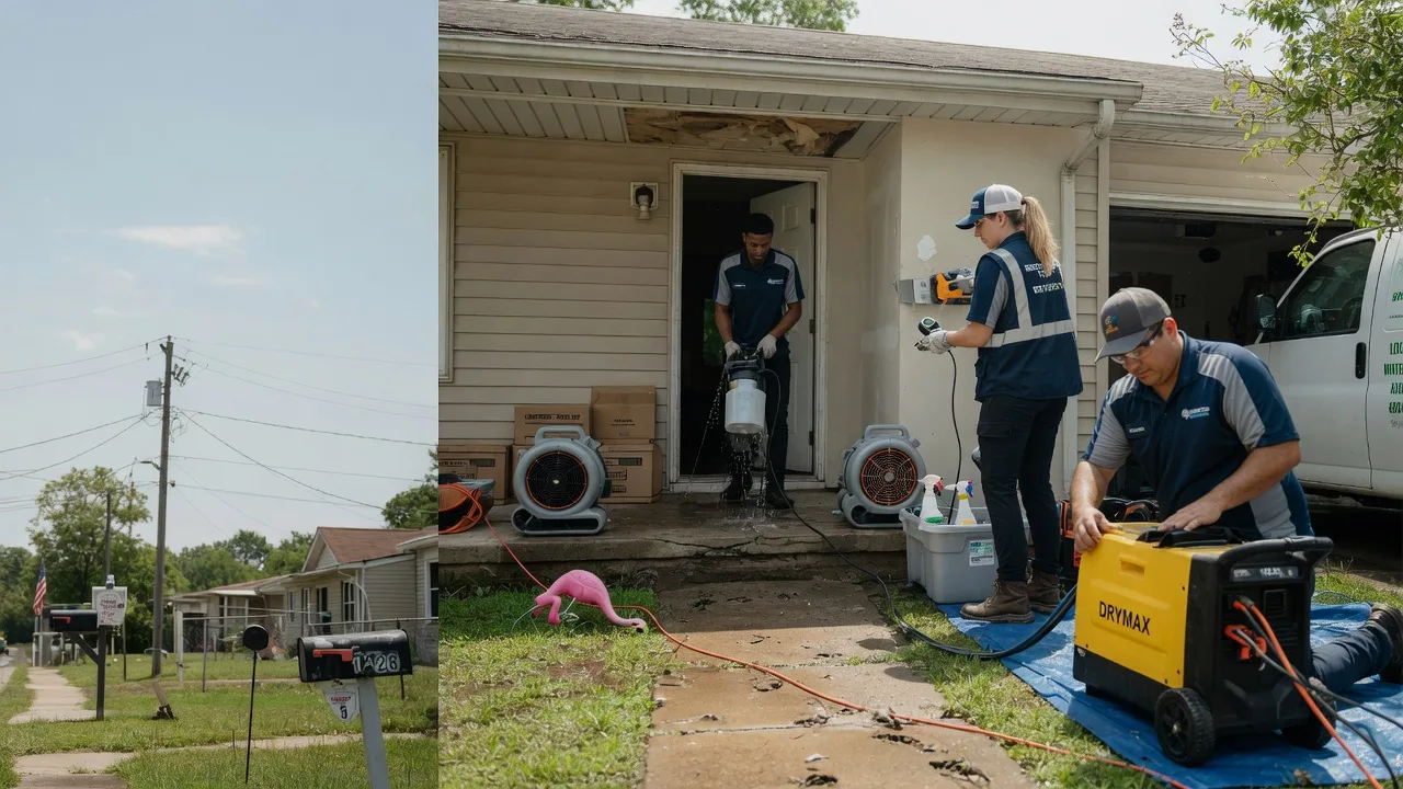 Storm Damage Water Removal in Hartsville, IN near me